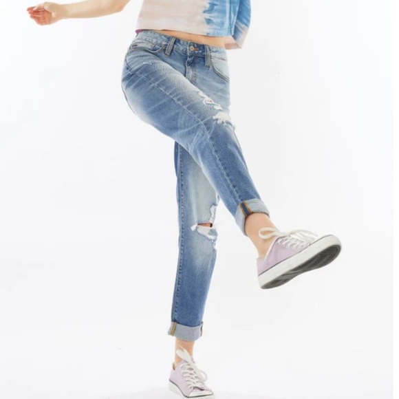 KanCan Euphoria High-rise Boyfriend Jeans Size 3/25 - Picture 3 of 10